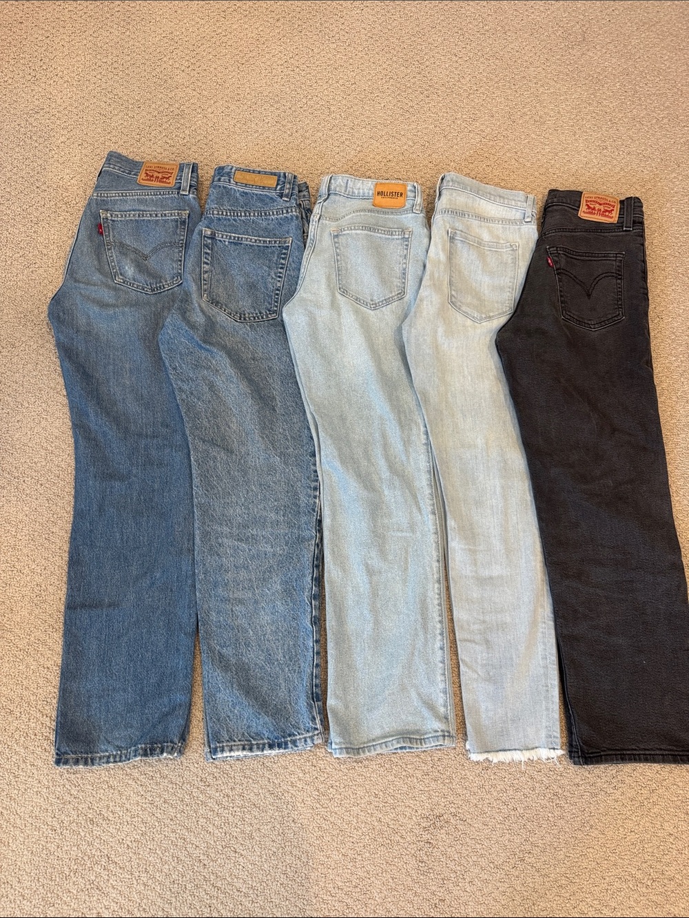 Women's Jeans Bundle - Levi’s, Cotton:On, Hollister, Banana Republic